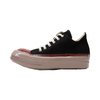 Black Canvas Dipped Rubber Sole Sneaker