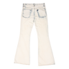 Bleached Flared Jeans 