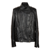 Double Zip Fencing Leather Jacket 