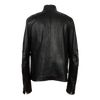 Double Zip Fencing Leather Jacket 