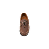 Brown Leather Boat Slip on 