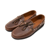 Brown Leather Boat Slip on 