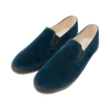 Jewel Blue Velvet Slip-On