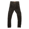 Dark Green Crinkled Hemp Pant 