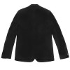 Black Corded Sponged Fabric Jacket
