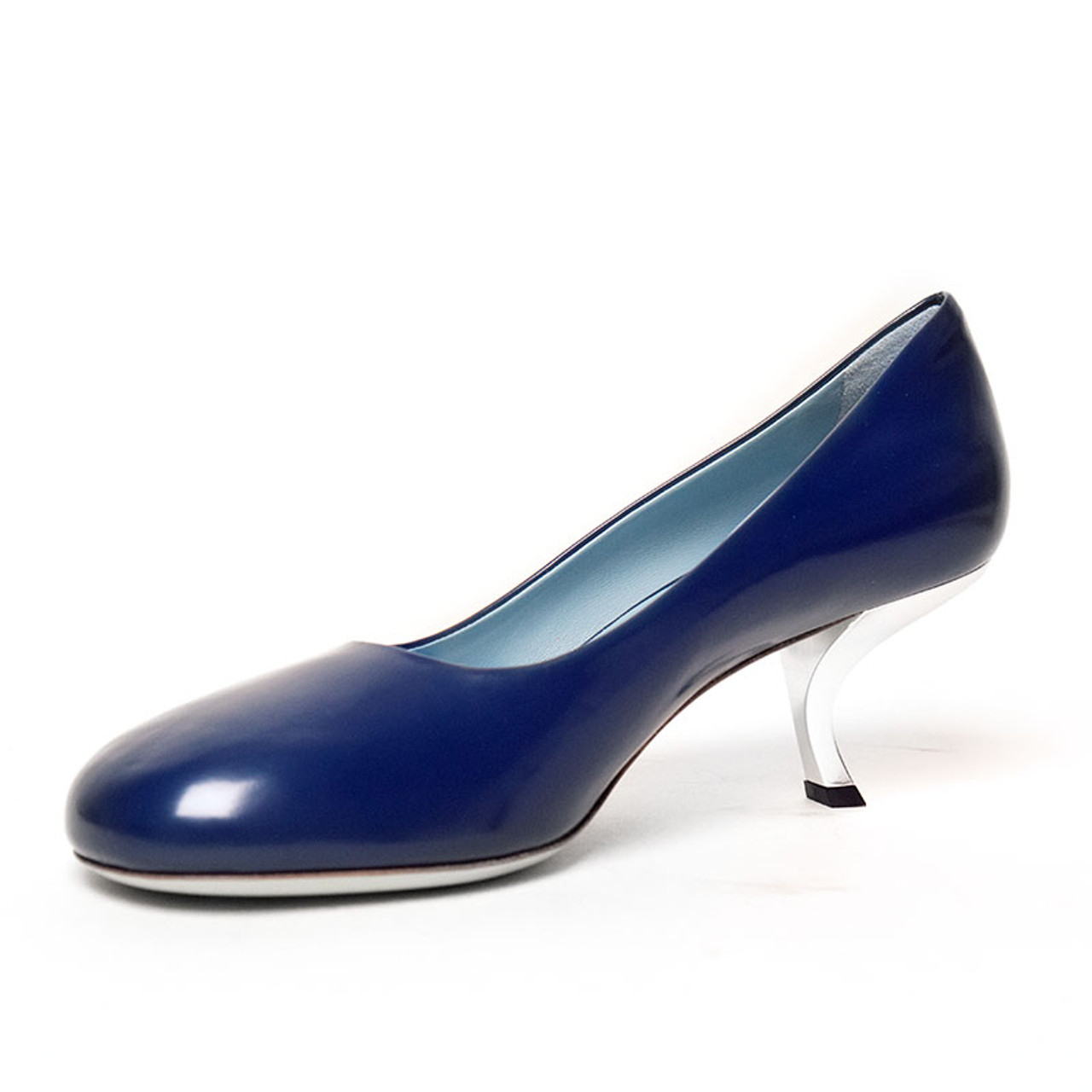 blue court shoes low heel