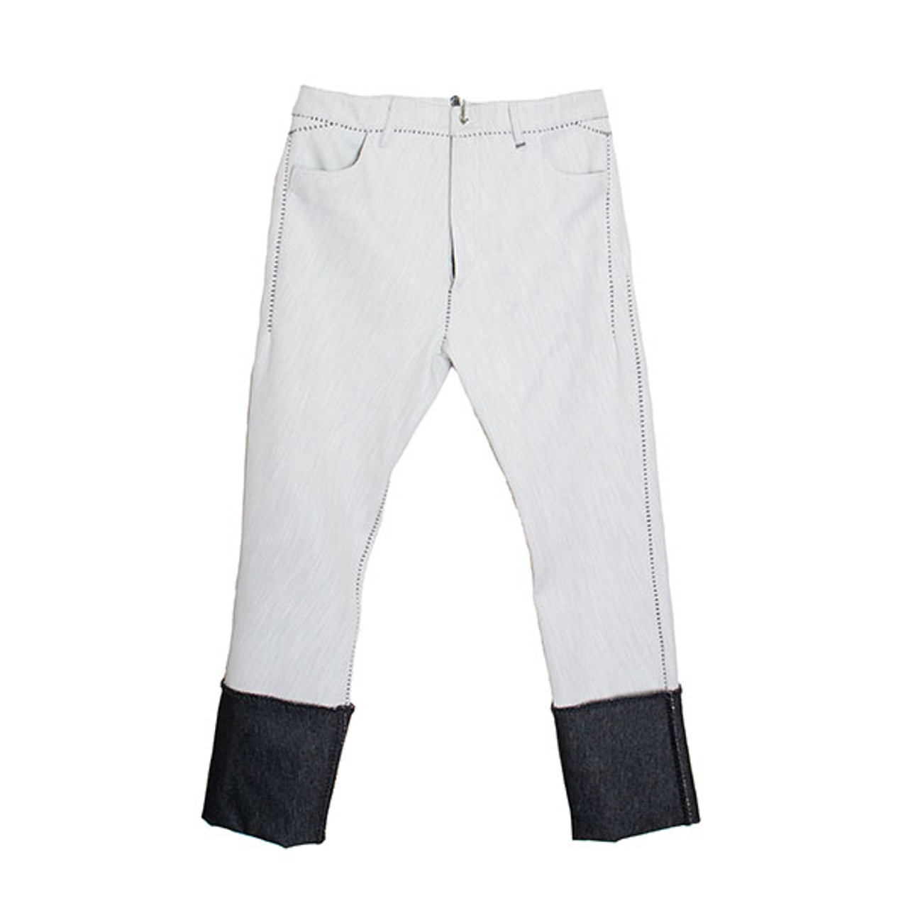 white denim pants mens