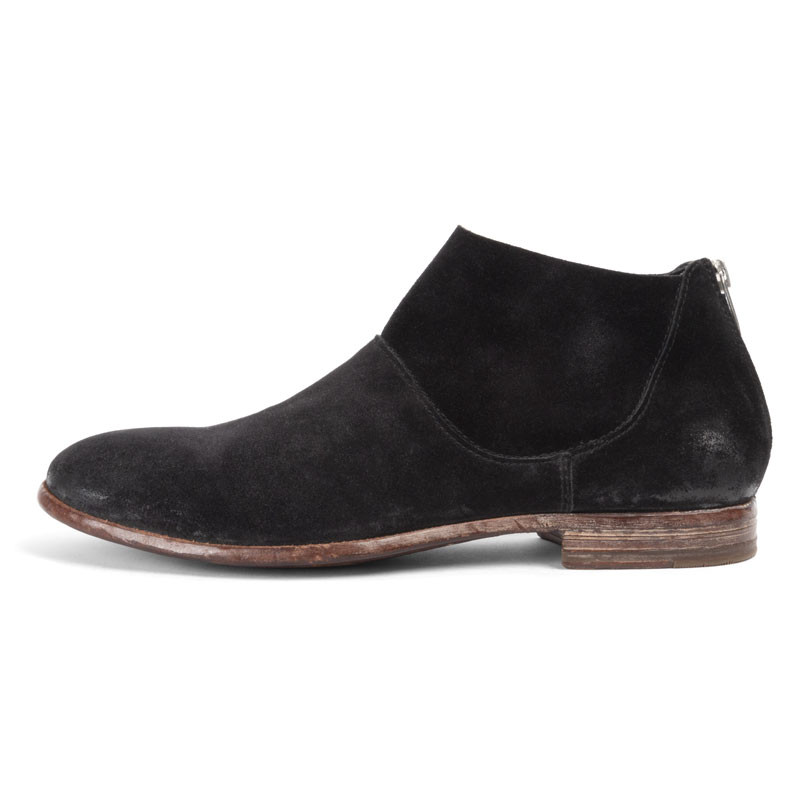 MOMA ITALY Suede zip boots SZ 45 MOMA Back Zip Suede Boots | Alan Bilzerian main image 3