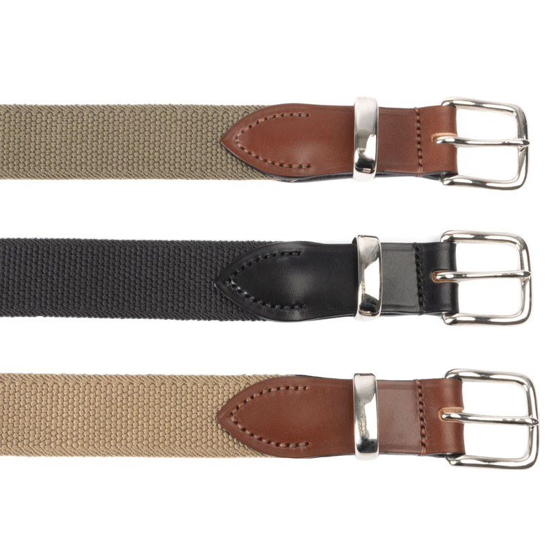 designer webbing belt