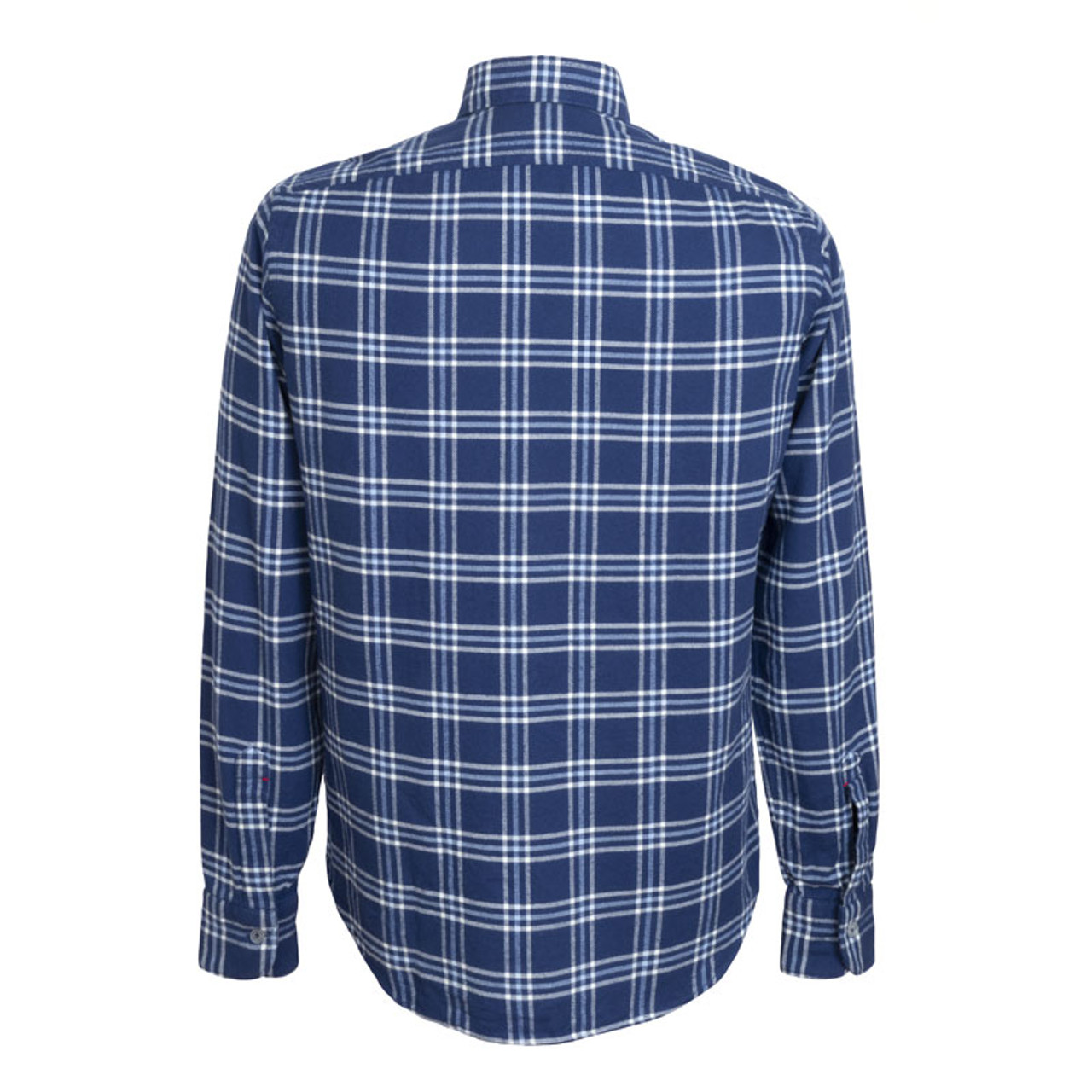 AB Windowpane Plaid Flannel Shirt | Alan Bilzerian