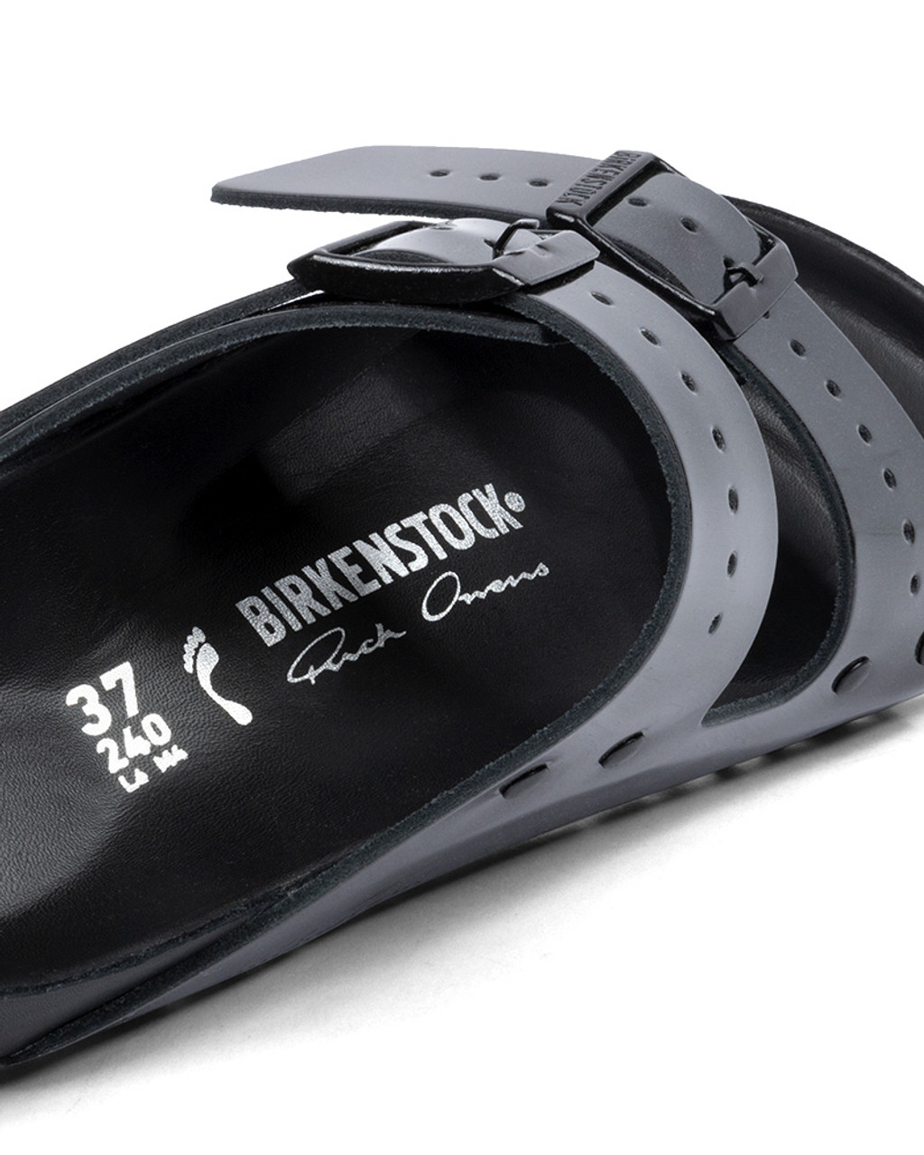 Birkenstock x Rick Owens Iridescent Black Arizona Slide