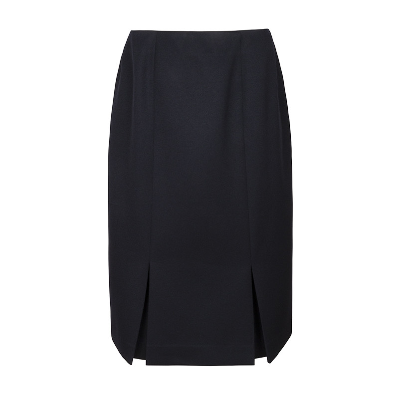 スカート Raf Raf Raf Simons Dark Navy Pleated Midi Skirt | Alan Bilzerian