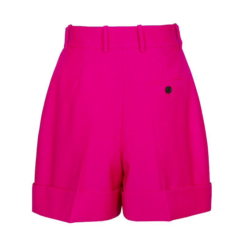 Alexander McQueen Pleated WideLeg Shorts Alan Bilzerian
