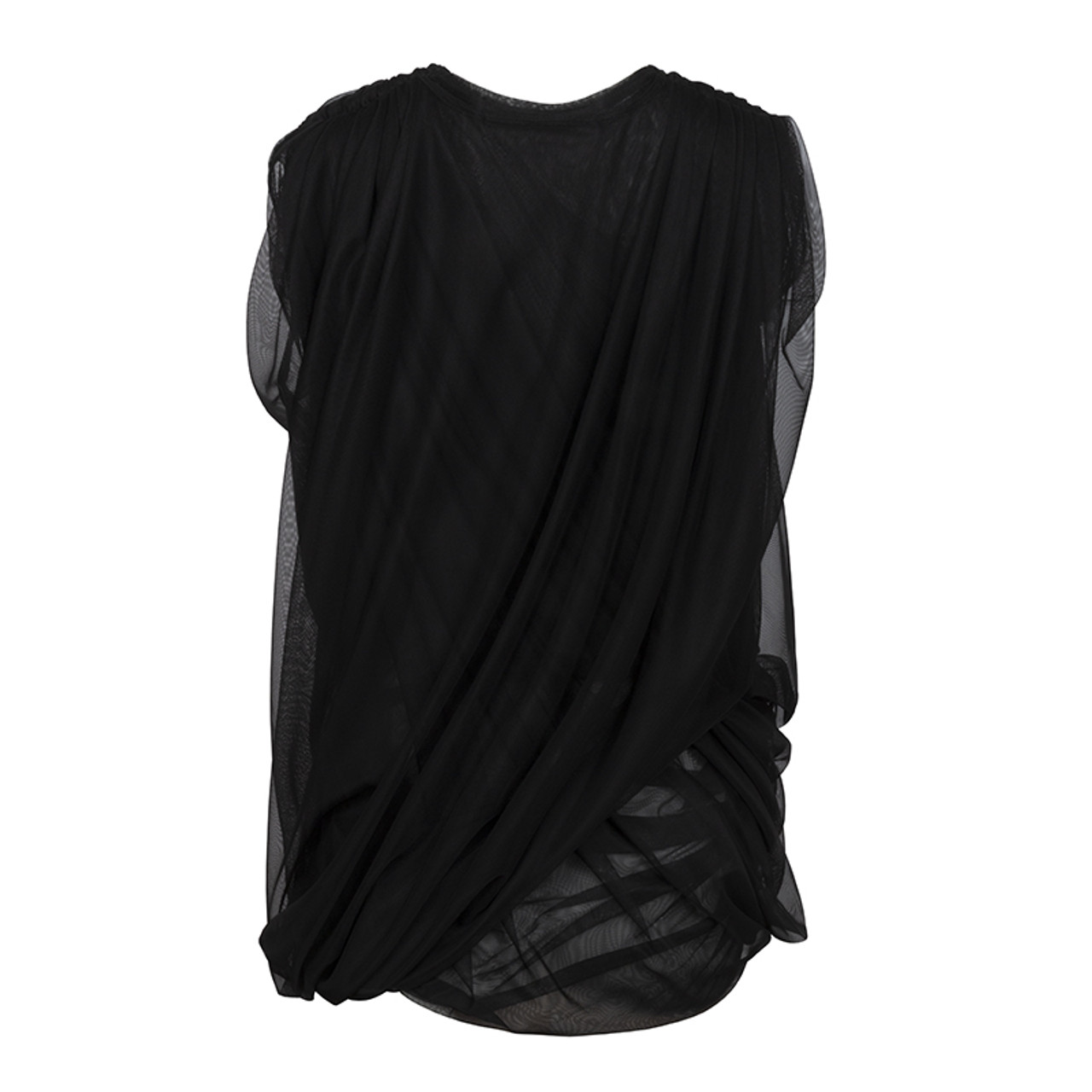 Junya Watanabe Draped Tulle Sleeveless Top | Alan Bilzerian