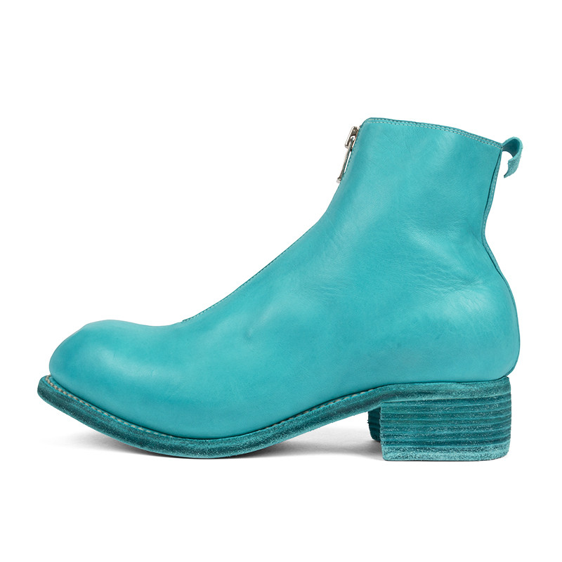 Guidi Turquoise Front Zip Boot Alan Bilzerian