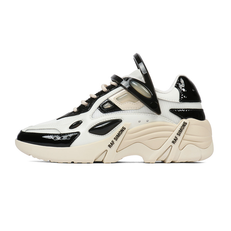 Raf Simons Cylon-21 White and Black Sneaker | Alan Bilzerian