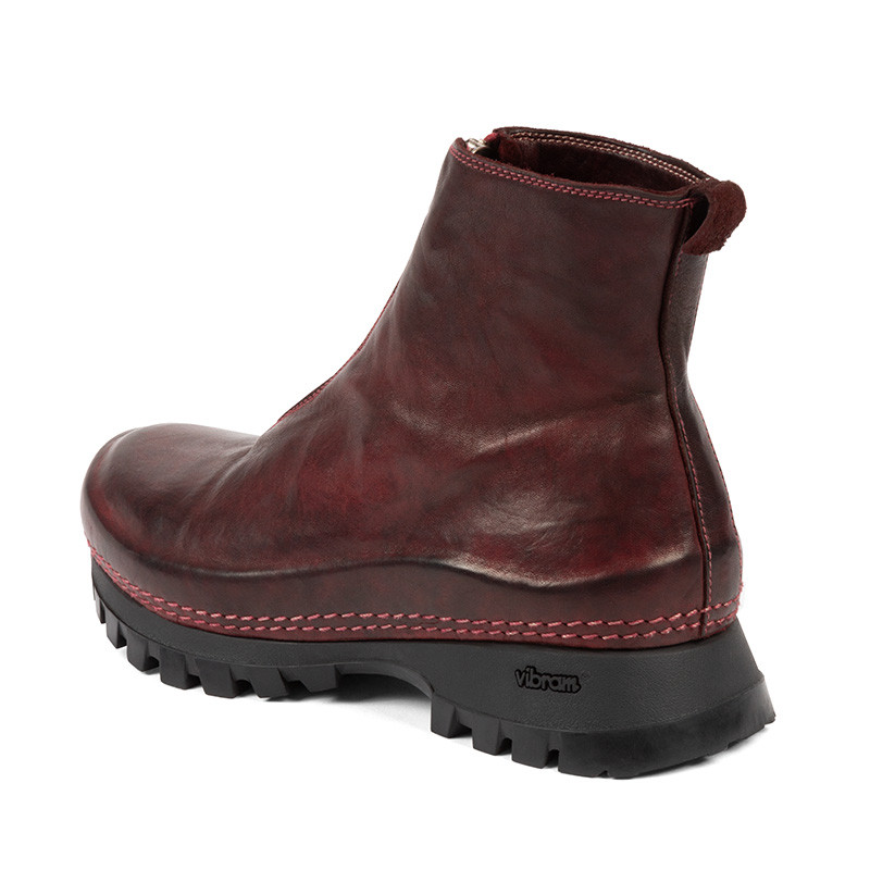 Guidi Lug Sole Front Zip Ankle Boot | Alan Bilzerian