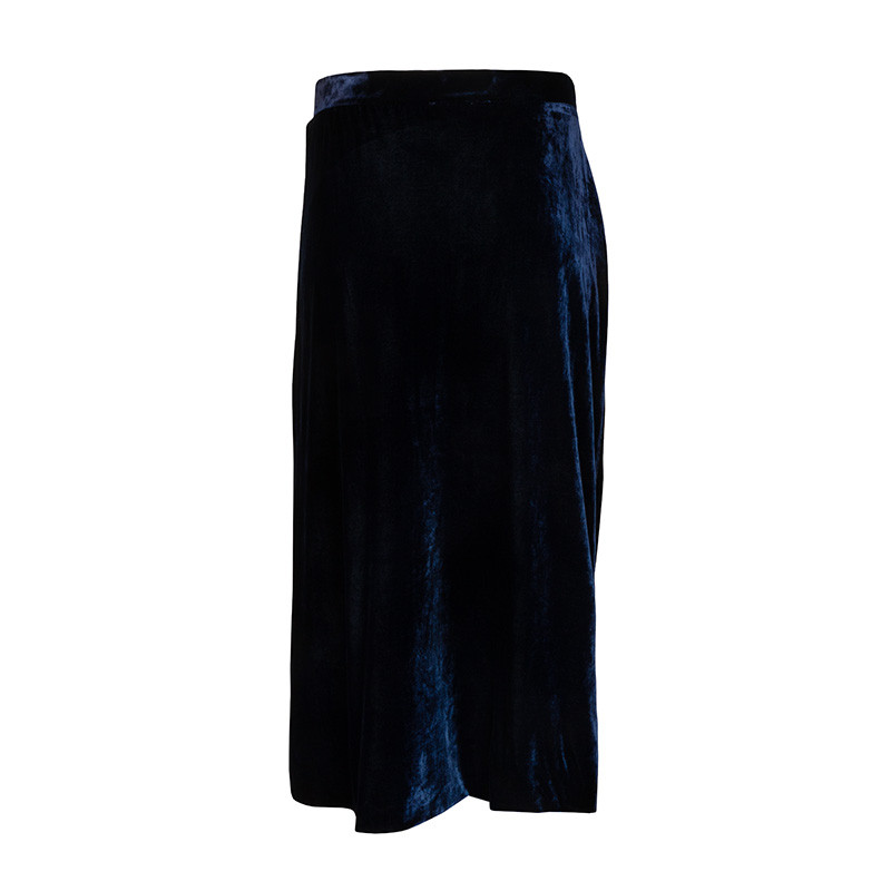 Avant Toi Draped Velvet Skirt | Alan Bilzerian