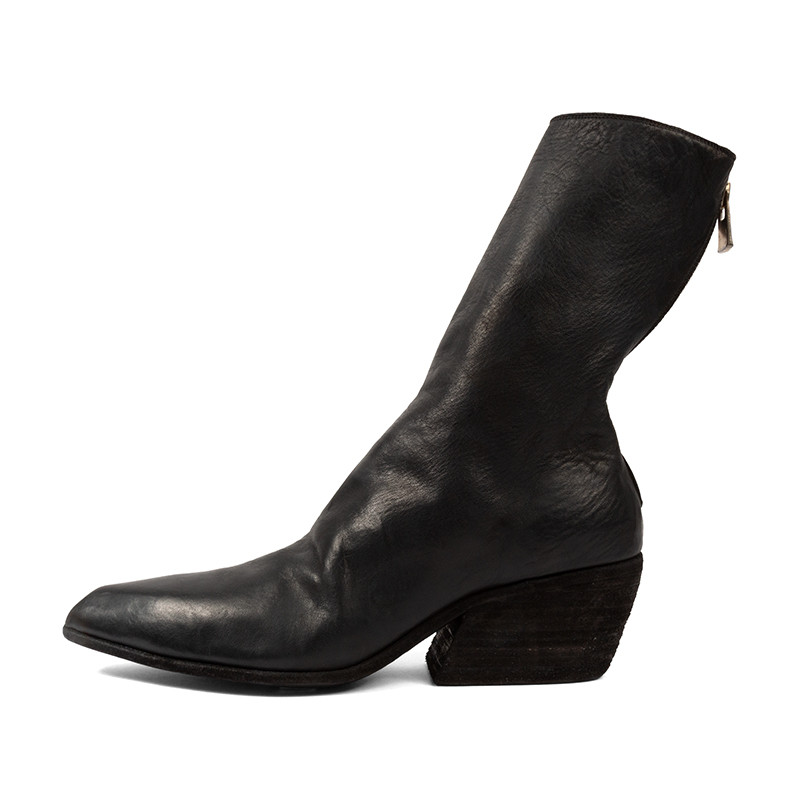 Guidi Pointed Toe Back Zip Boot | Alan Bilzerian