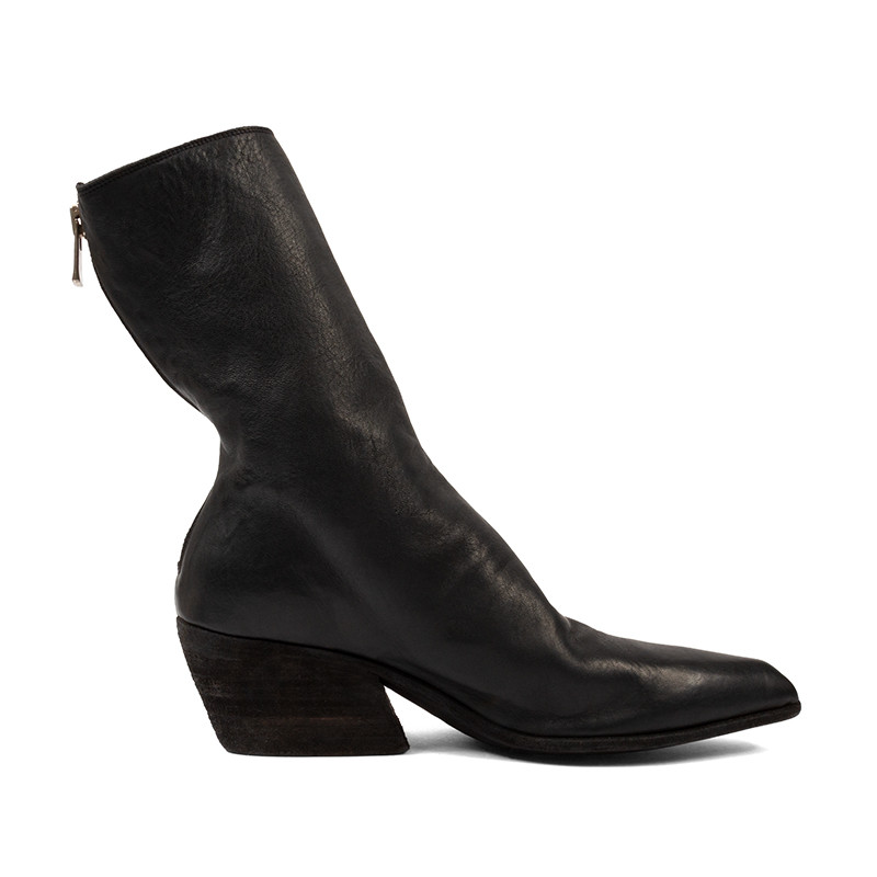 Guidi Pointed Toe Back Zip Boot | Alan Bilzerian