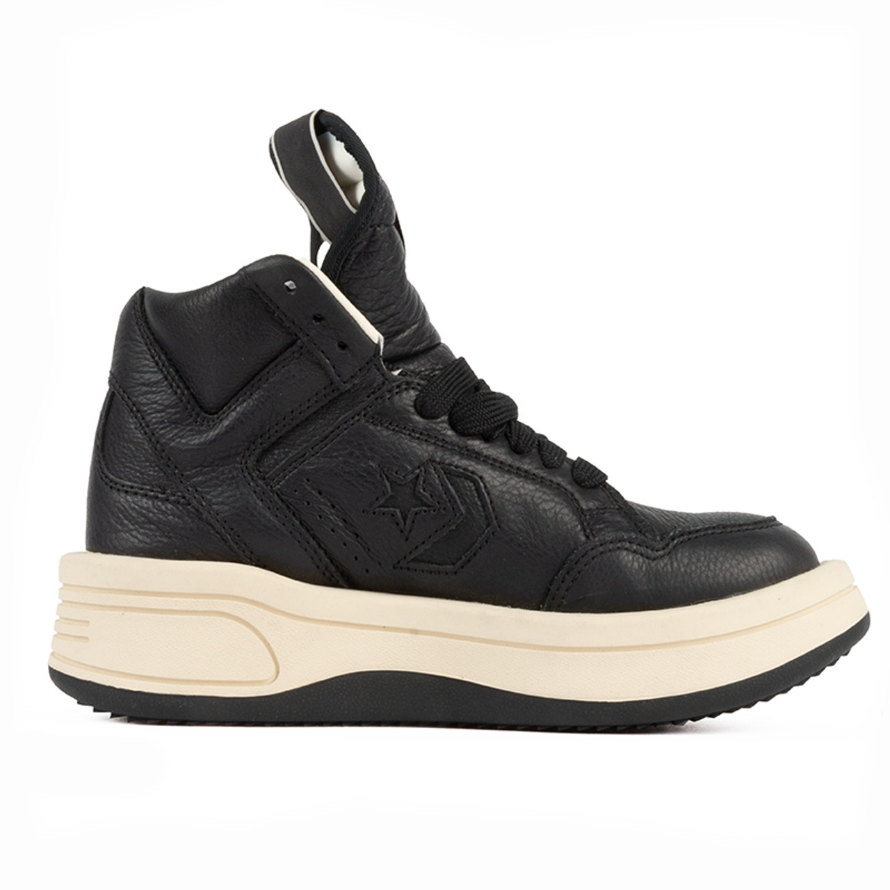 ★送関込み★Rick Owens x Turbowpn sneakers high top Converse x Rick Owens Turbowpn Sneakers Black/Natural | Alan