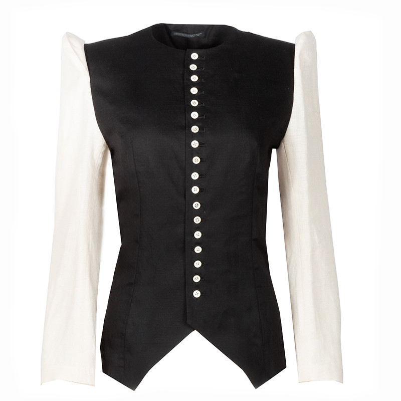 Yohji Yamamoto Collarless Jacket | Alan Bilzerian