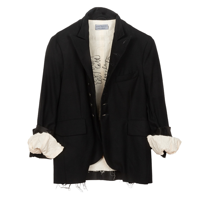 Elena Dawson Med Black Wool Blazer | Alan Bilzerian