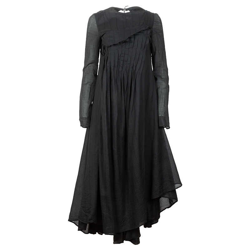 marc le bihan ロングTシャツ Marc Le Bihan Long Sleeve Double Layers Dress| Alan Bilzerian