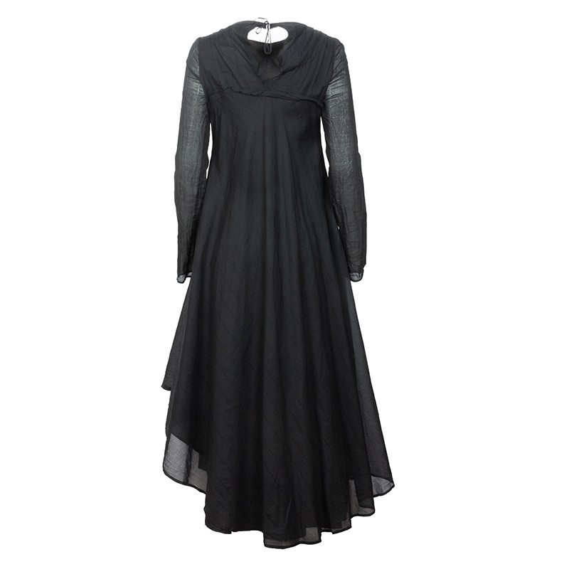 marc le bihan ロングTシャツ Marc Le Bihan Draped Hooded Long Sleeve T-shirt | Elixirgallery