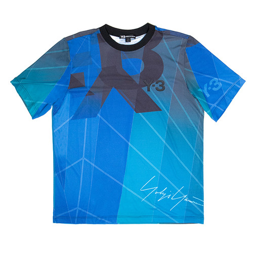 Blue Football Jersey Tee