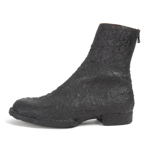 Cracked Zip Back Boot