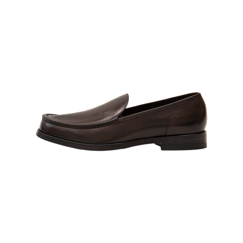 Mahogany Leather Loafers 