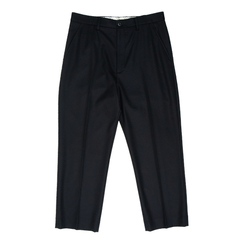 Split-Back Wool Trousers 