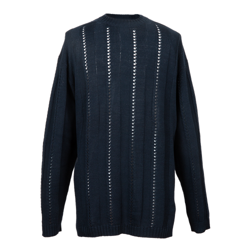 Open-Work Eyelet Sweater