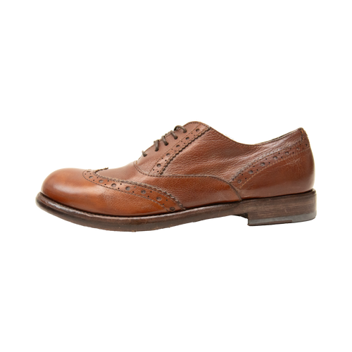 Cognac Wingtip Oxford Shoe