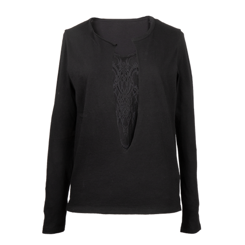 Copy of Cut-out Lace L/S Tee 