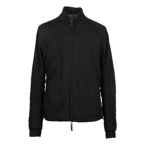 Black Jersey Zip Jacket 