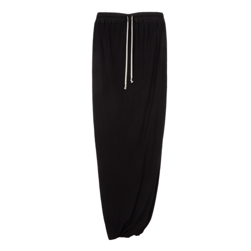 Black Pull-on Pillar Skirt 