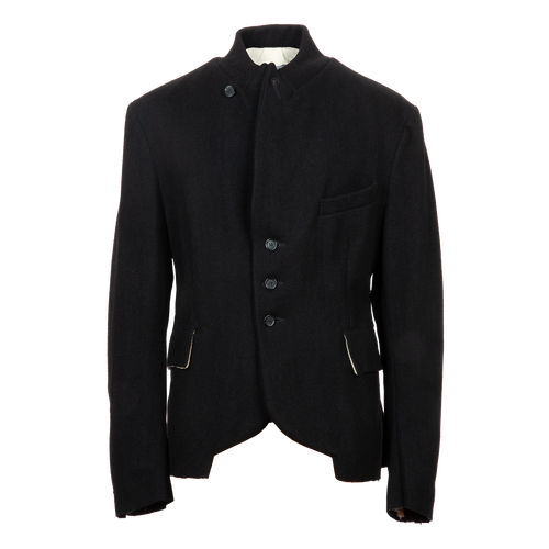 Peak Lapel Wool Jacket 
