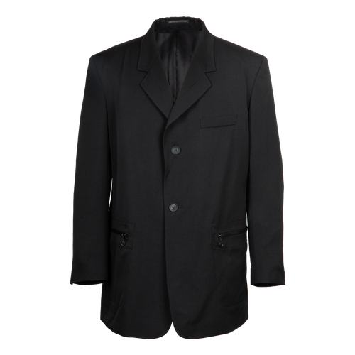 Wool Elongated Tuxedo Jacket 