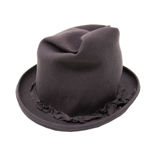 Rolled Brim Crumpled Hat 