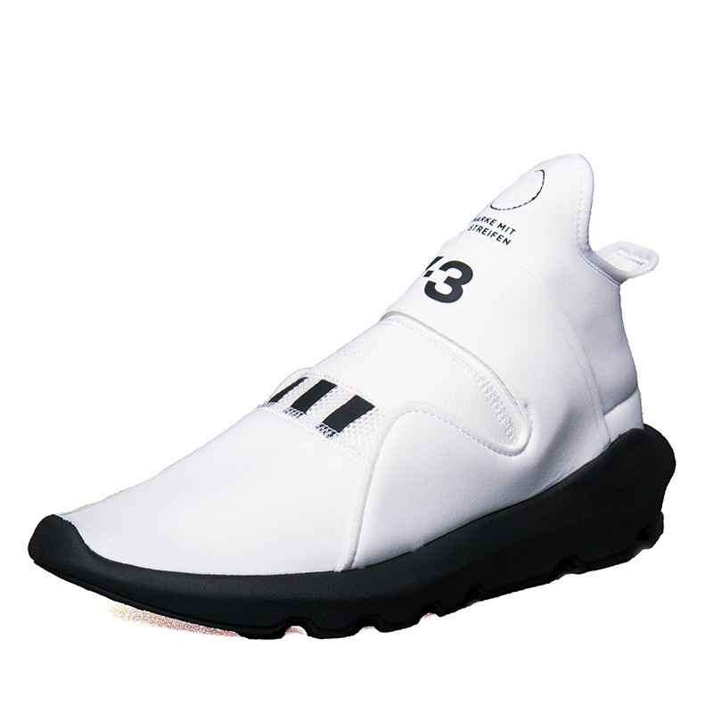 Y-3 White Suberou Glove Sneaker | Alan Bilzerian