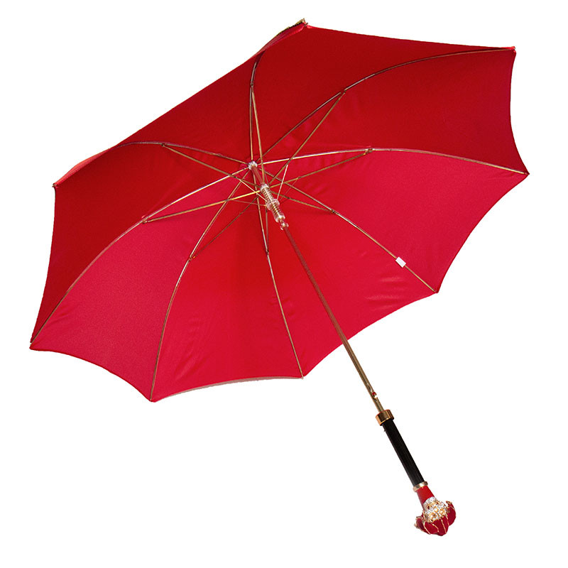 Red Jester Umbrella | Alan Bilzerian