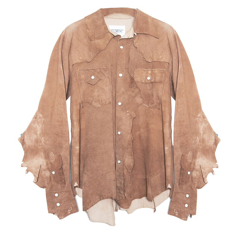 Suede Edged Shirt