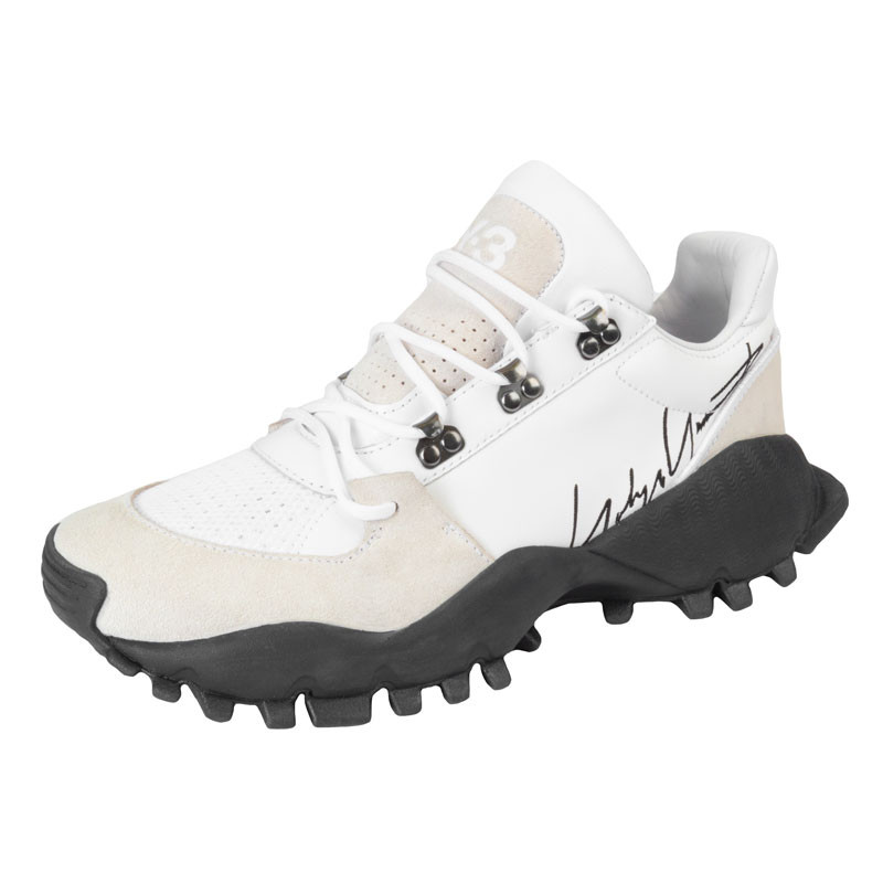 品質保証2024YOHJIYAMAMOTO Y-3 KYOI TRAIL WHITE スニーカー