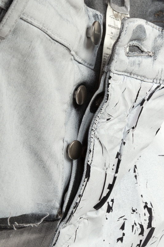 Rick Owens White Wax Tyrone Collage 