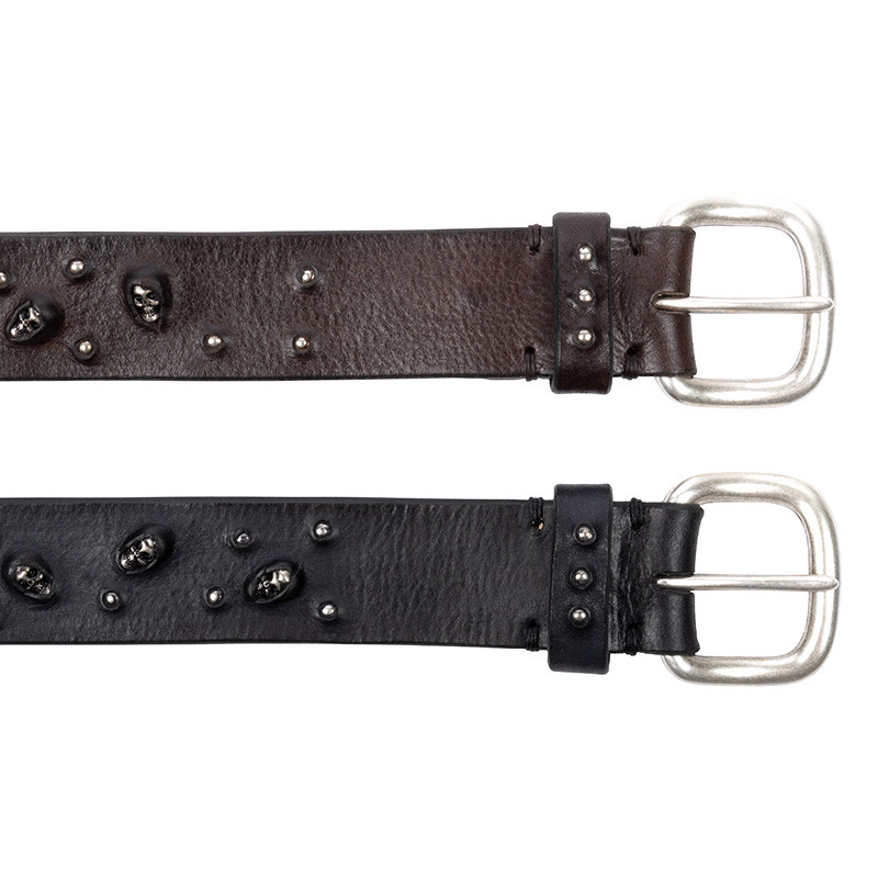 Skull Studded Belt