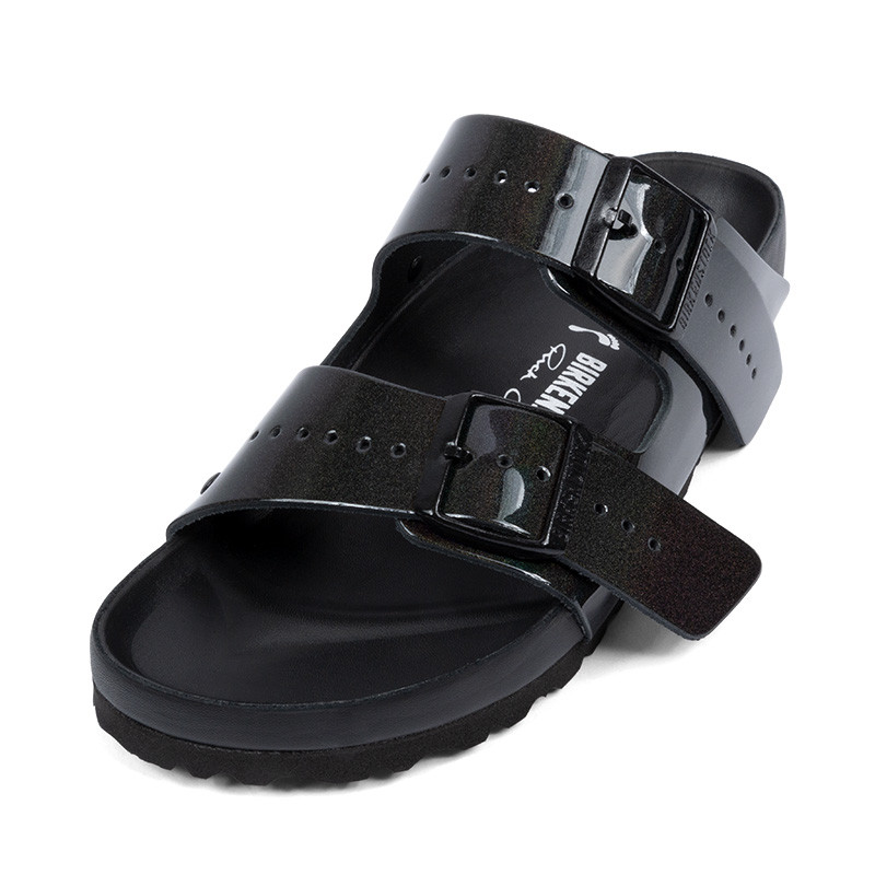 Iridescent Black Arizona Birkenstock