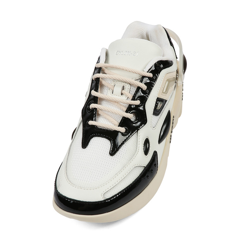 Cylon 21 White and Black Sneaker