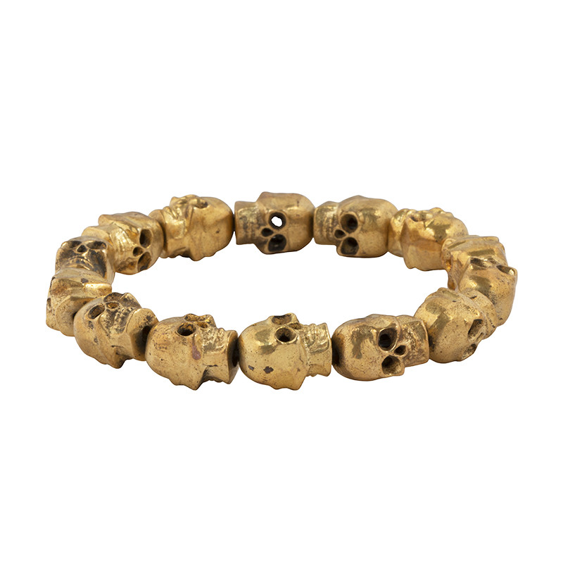 Skull shop bead bracelet